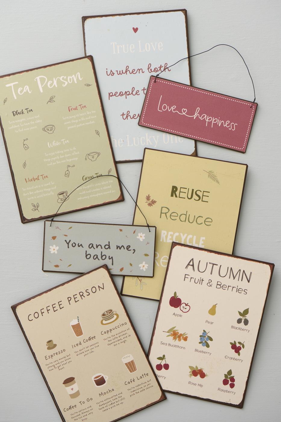 kaffe skilte i metal