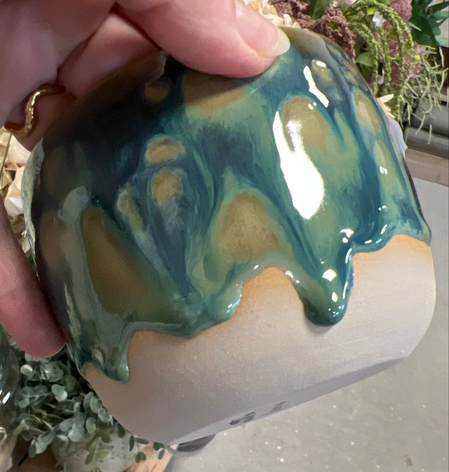 Stentøjs krus med tekst far fra handmade by Victoria Juul