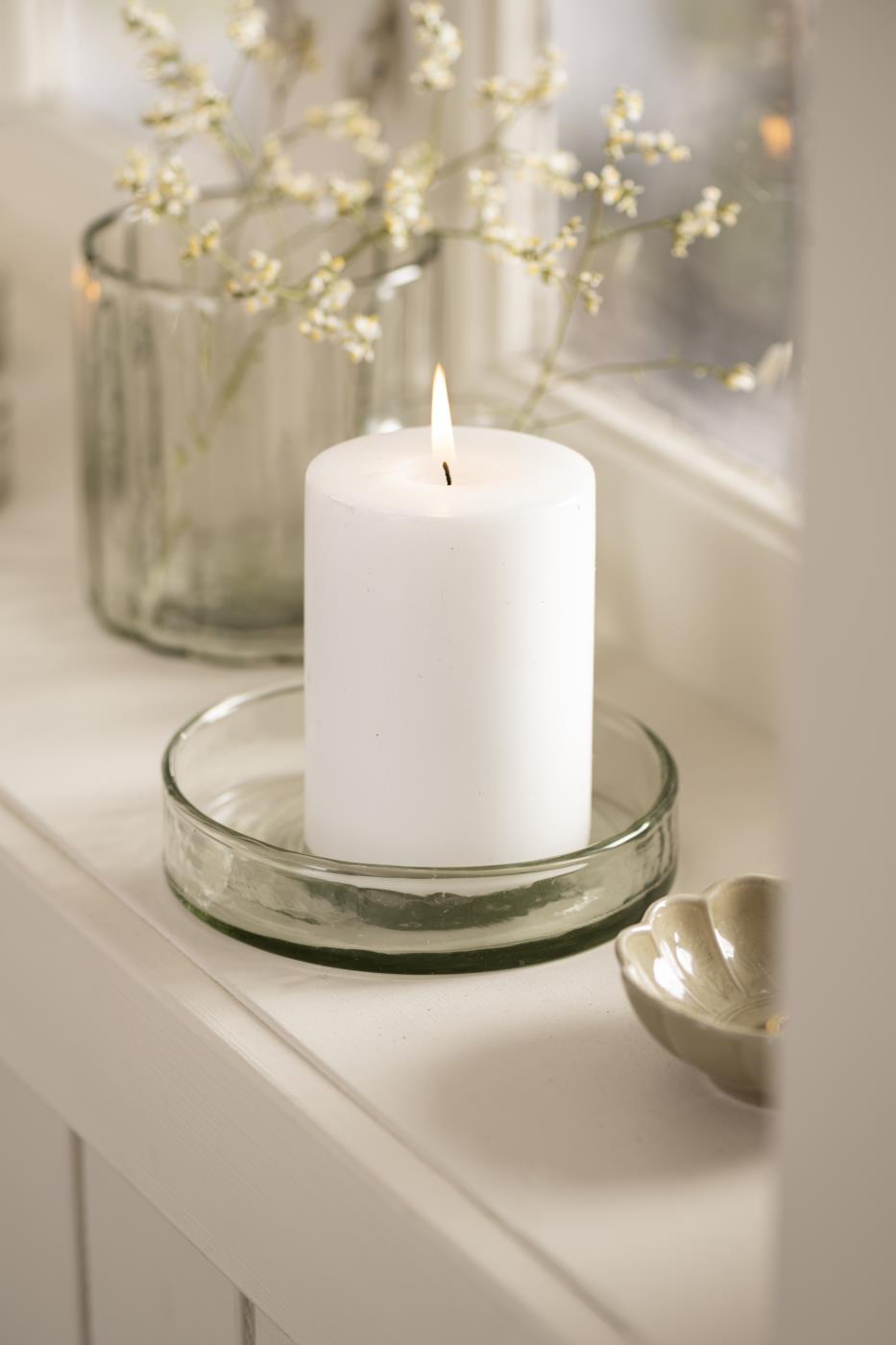 Bakke til lys i glas fra Ib Laursen