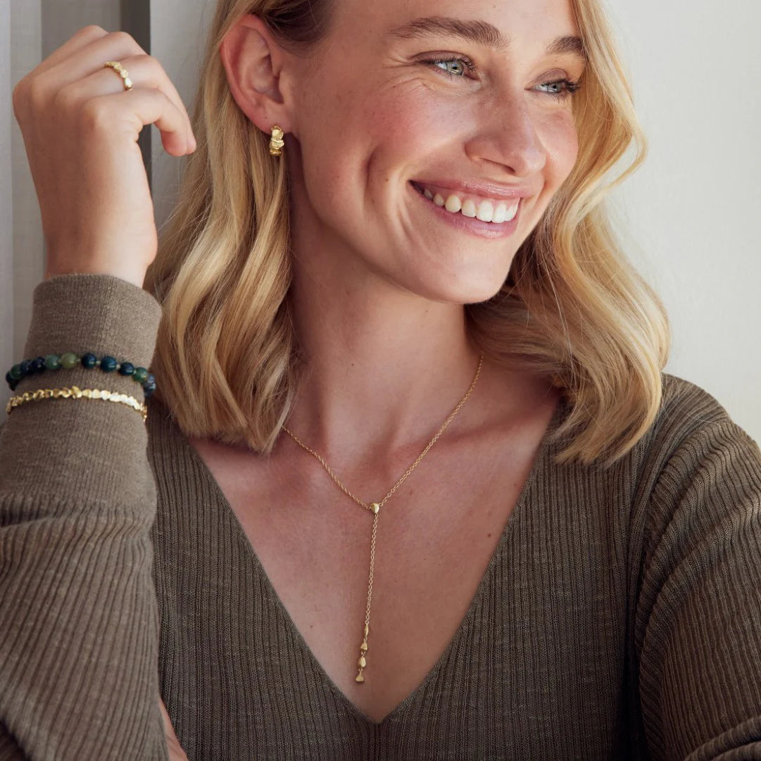 Runde øreringe fra Pure by Nat