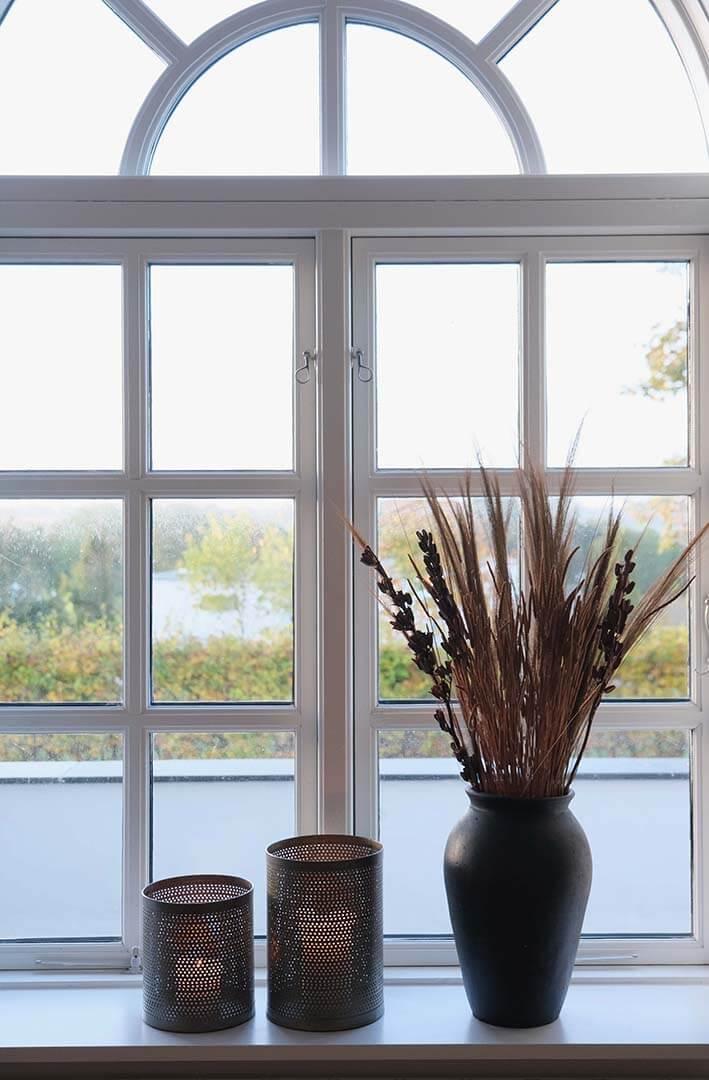 Dahlia høj lerkrukke