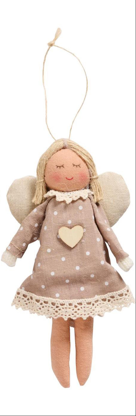 Engel i prikket kjole fra Ib Laursen