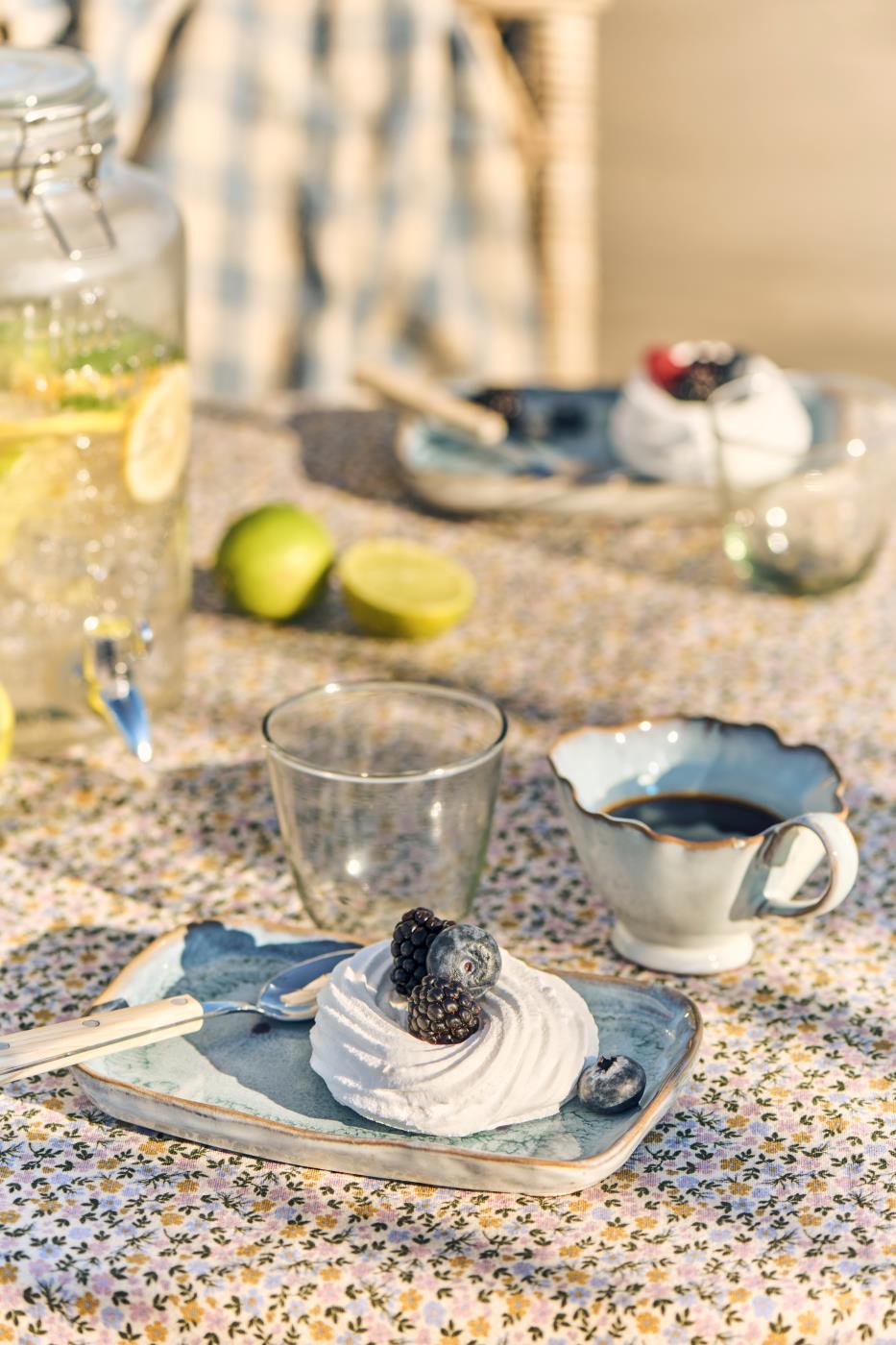 Blå fad fra Ib Laursen