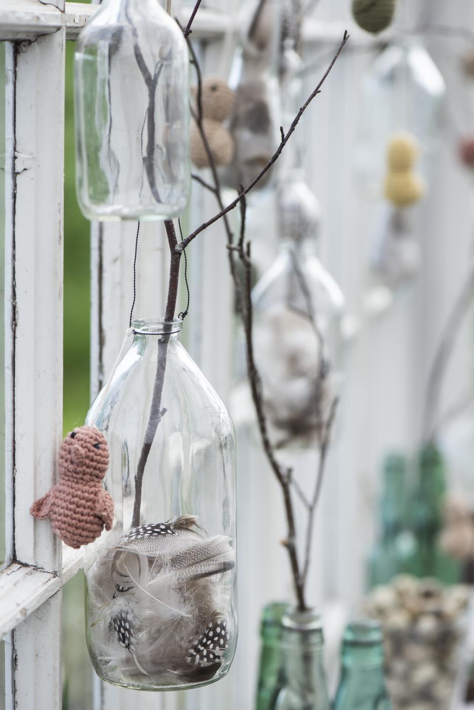 Flaske med wire - Ib Laursen