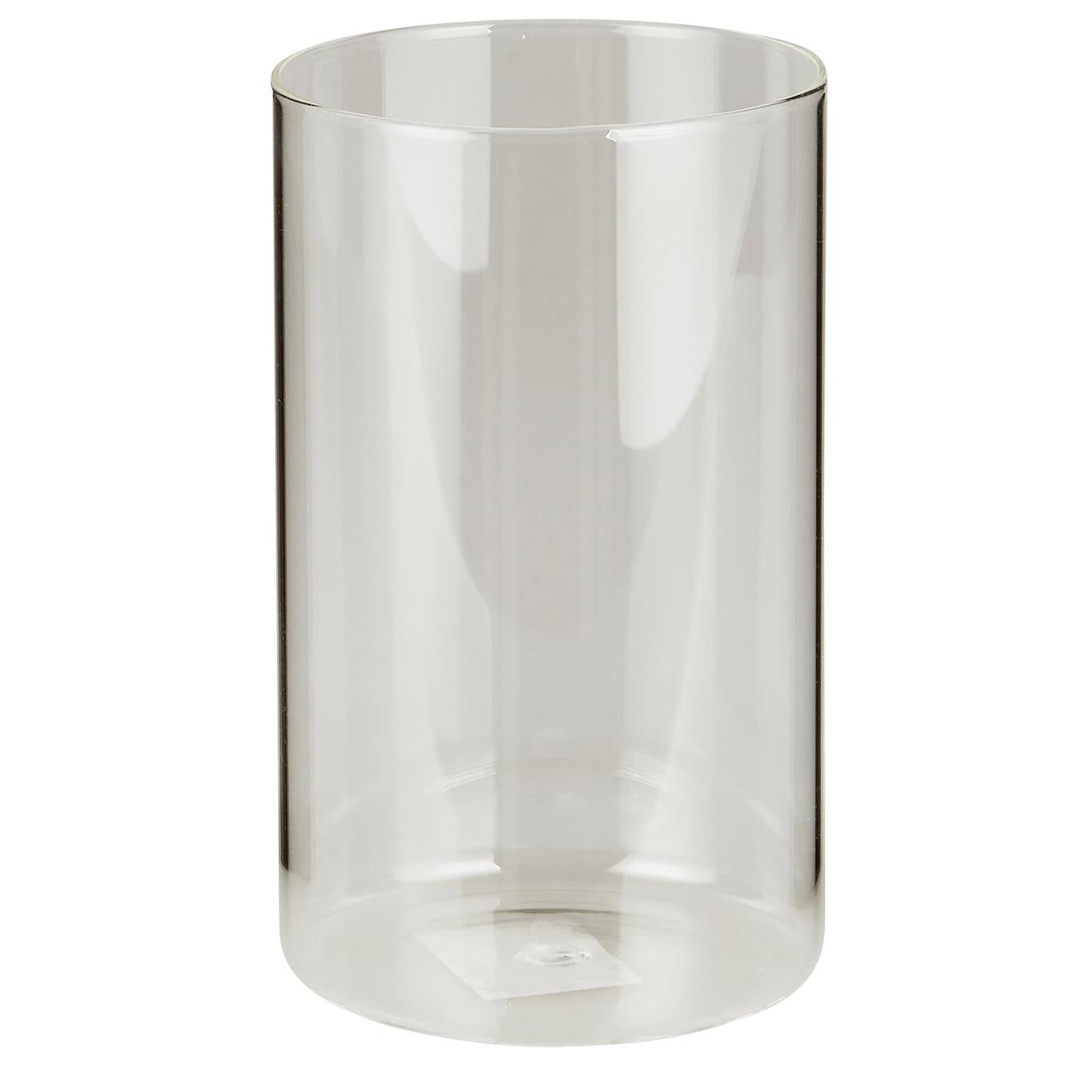 Lille cylindervase i glas til bloklys
