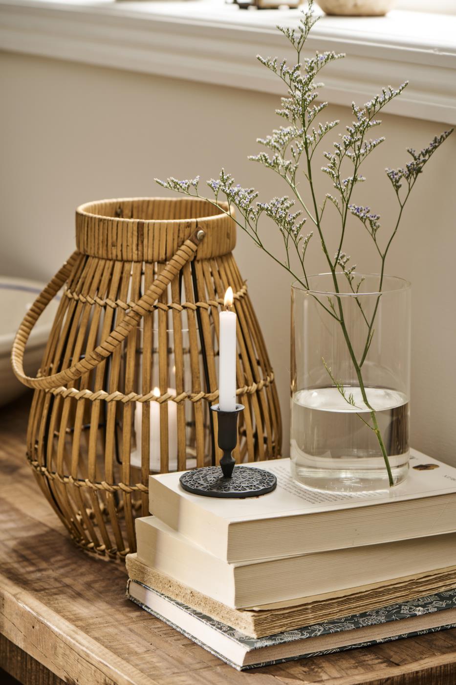 Høj cylindervase 40 cm