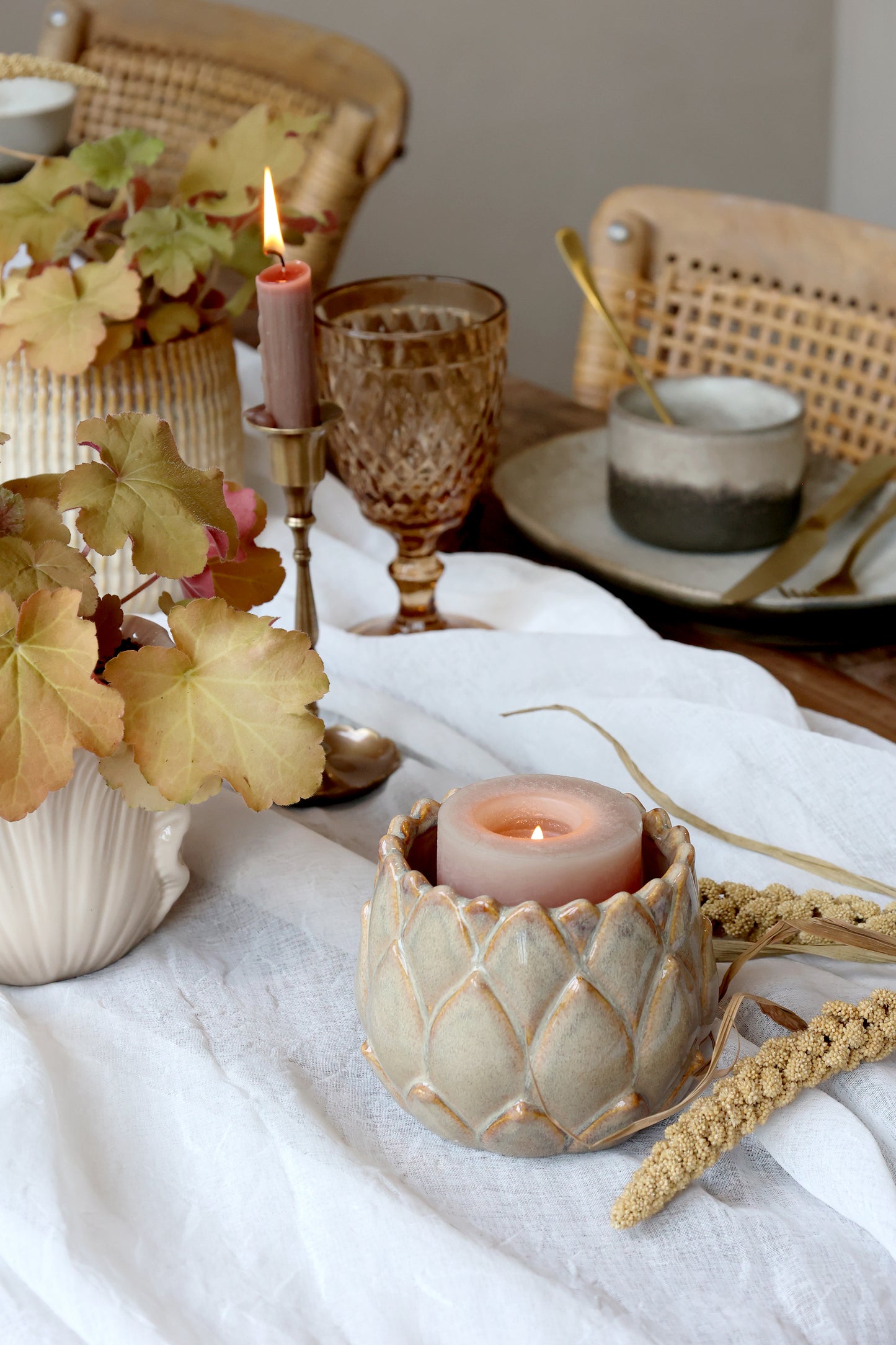 Dekorativ urtepotteskjuler fra Chic Antique