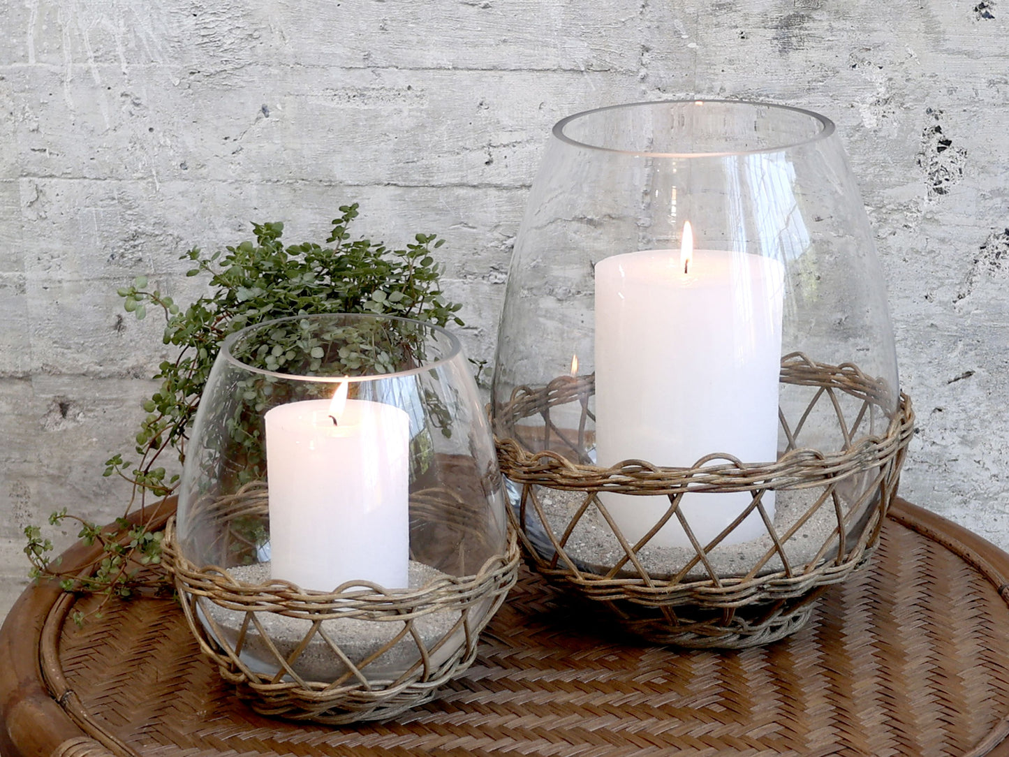 Hurricane i glas med flet fra Chic Antique