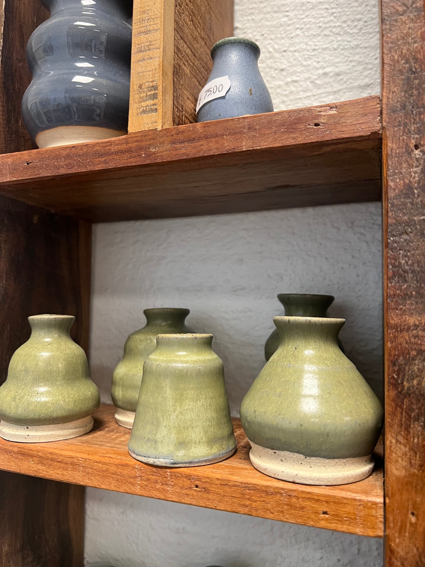 Lille keramik vase - Grøn