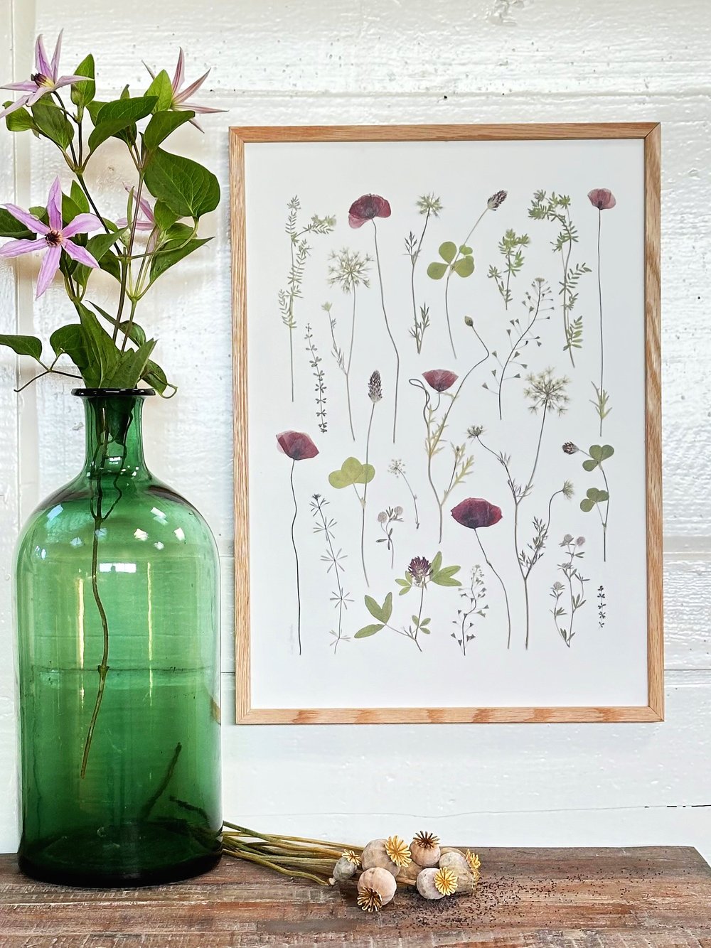 Valmue symfoni Blomsterpresseriet