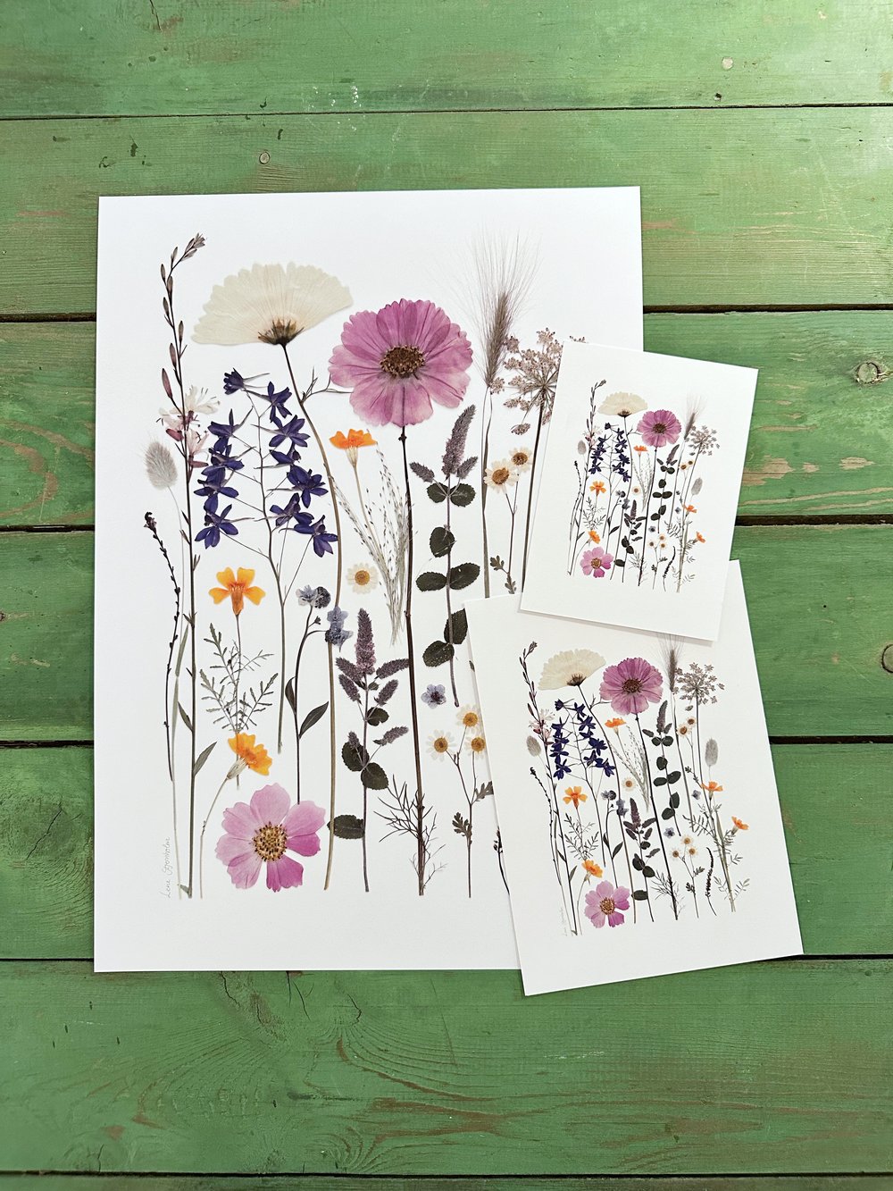 Plakat til stue med blomster