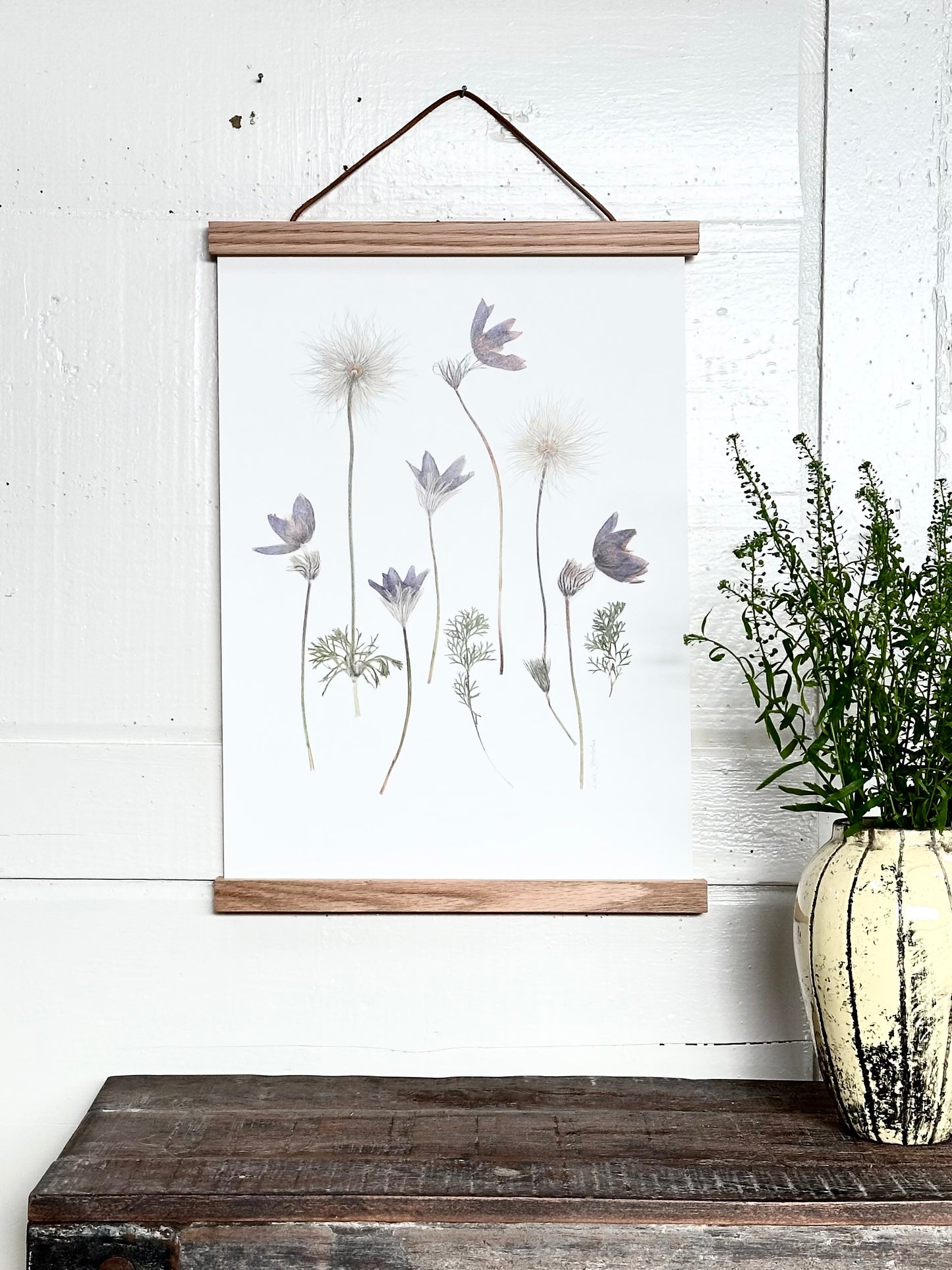 Nostagisk plakat fra Blomsterpresseriet