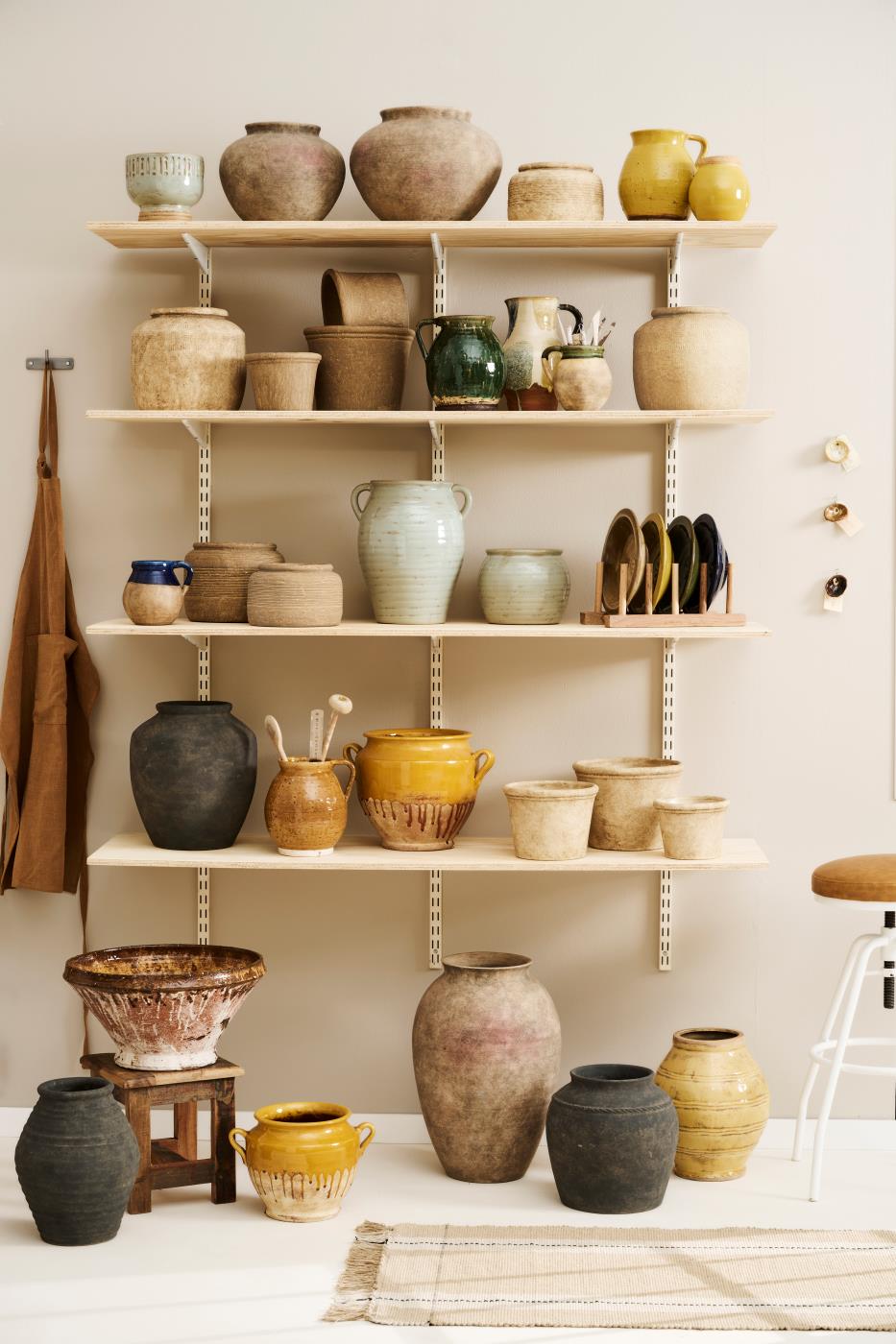 Brunlig krukke fra Ib Laursen