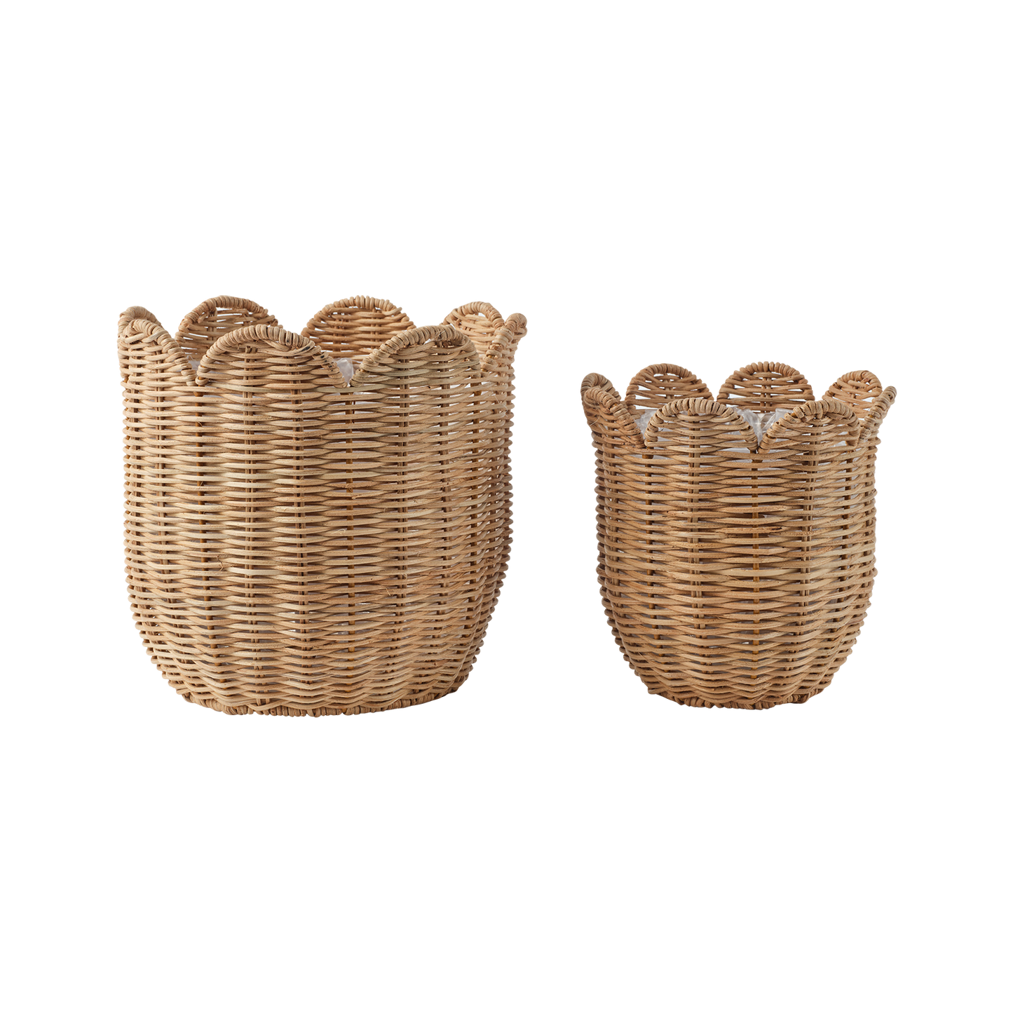 Plantekurv i rattan fra Affari of Sweden