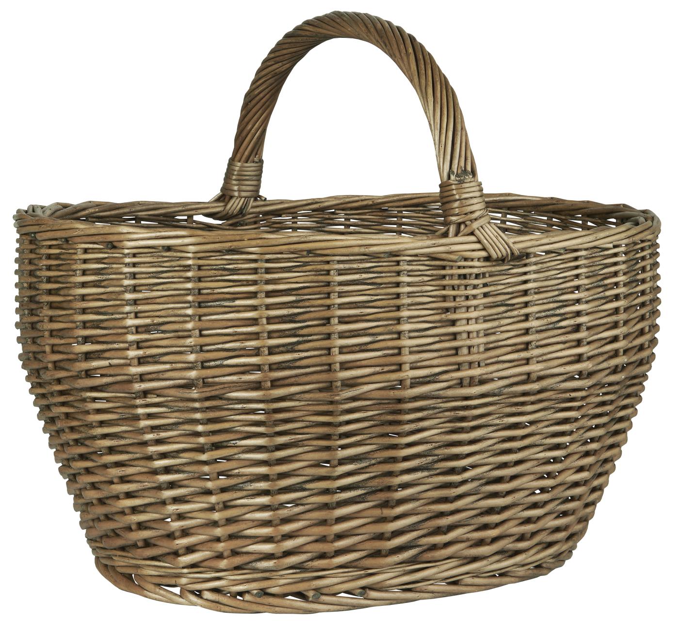 Kurv med hank på tværs