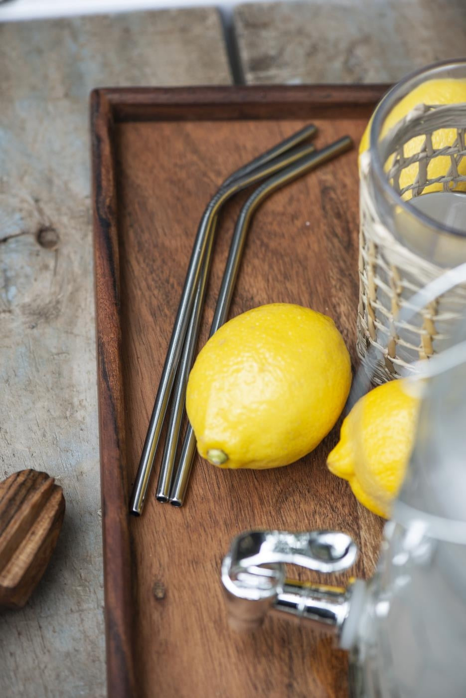 Metalsugerør med knæk rensebørste medfølger fra Ib Laursen