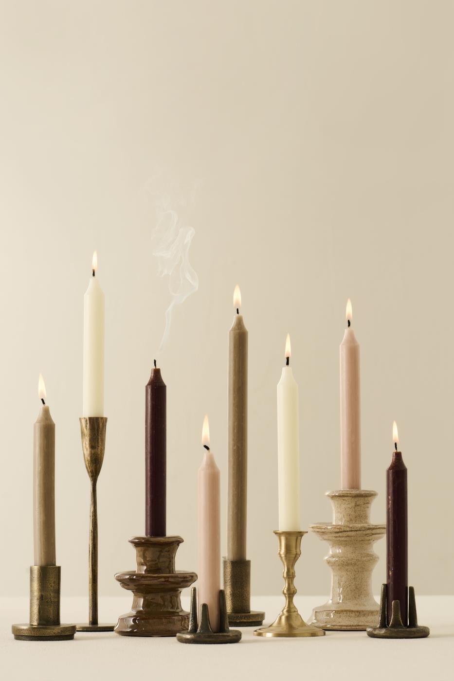 Forskellige lysestager fra Ib Laursen