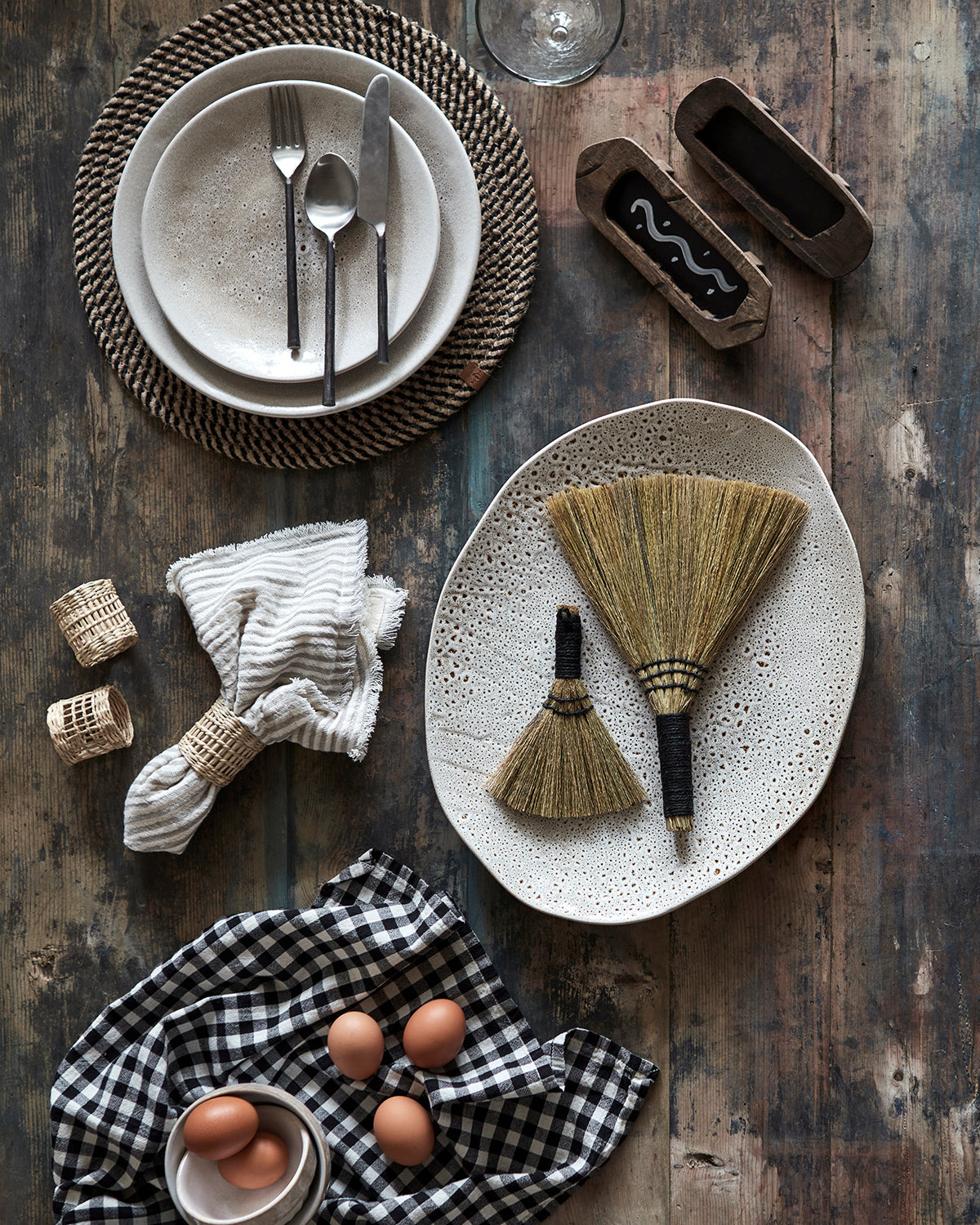 Servietring i søgræs fra Affari of Sweden