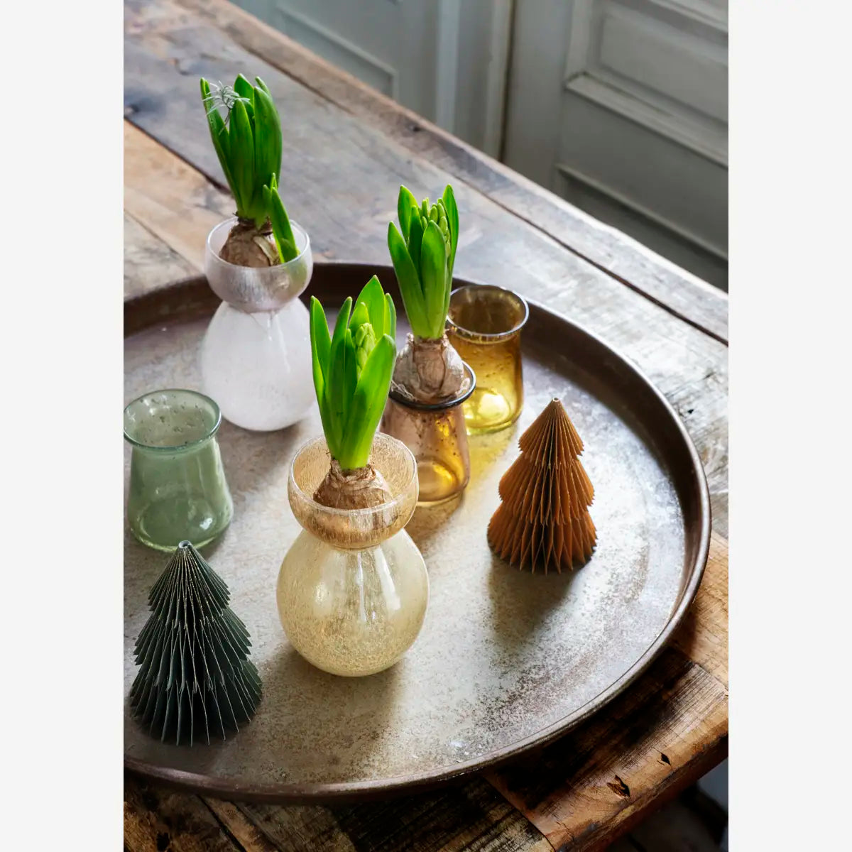 Glasvase i Rosa eller guld look - Madam Stoltz