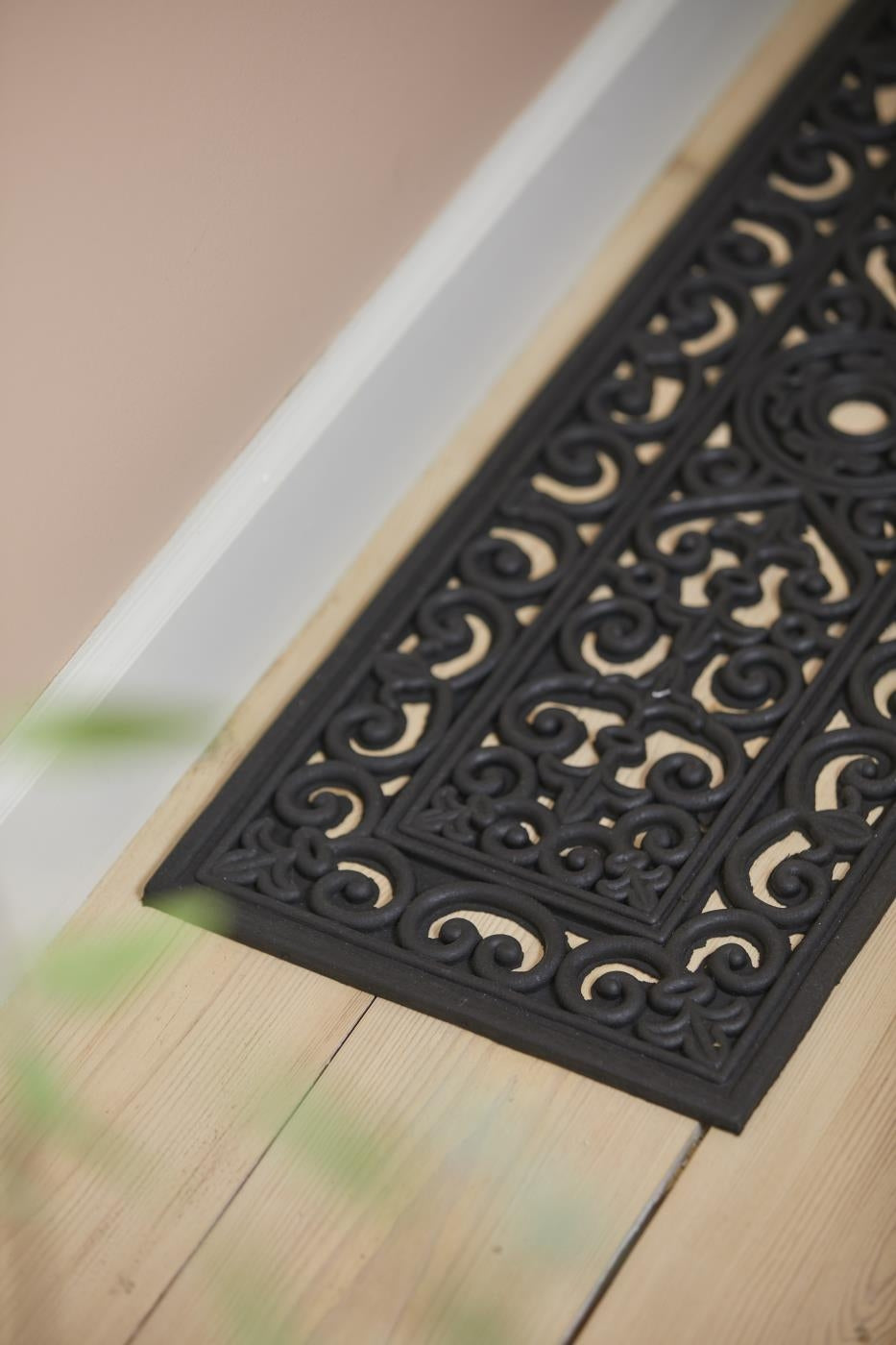 Aflang udendørs dørmåtte til kun 75 kr