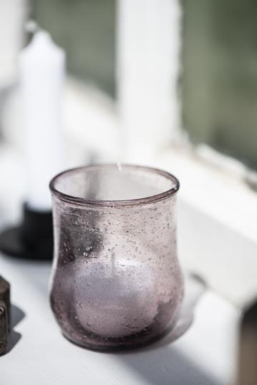 Glas fyrfadsstage - Unika