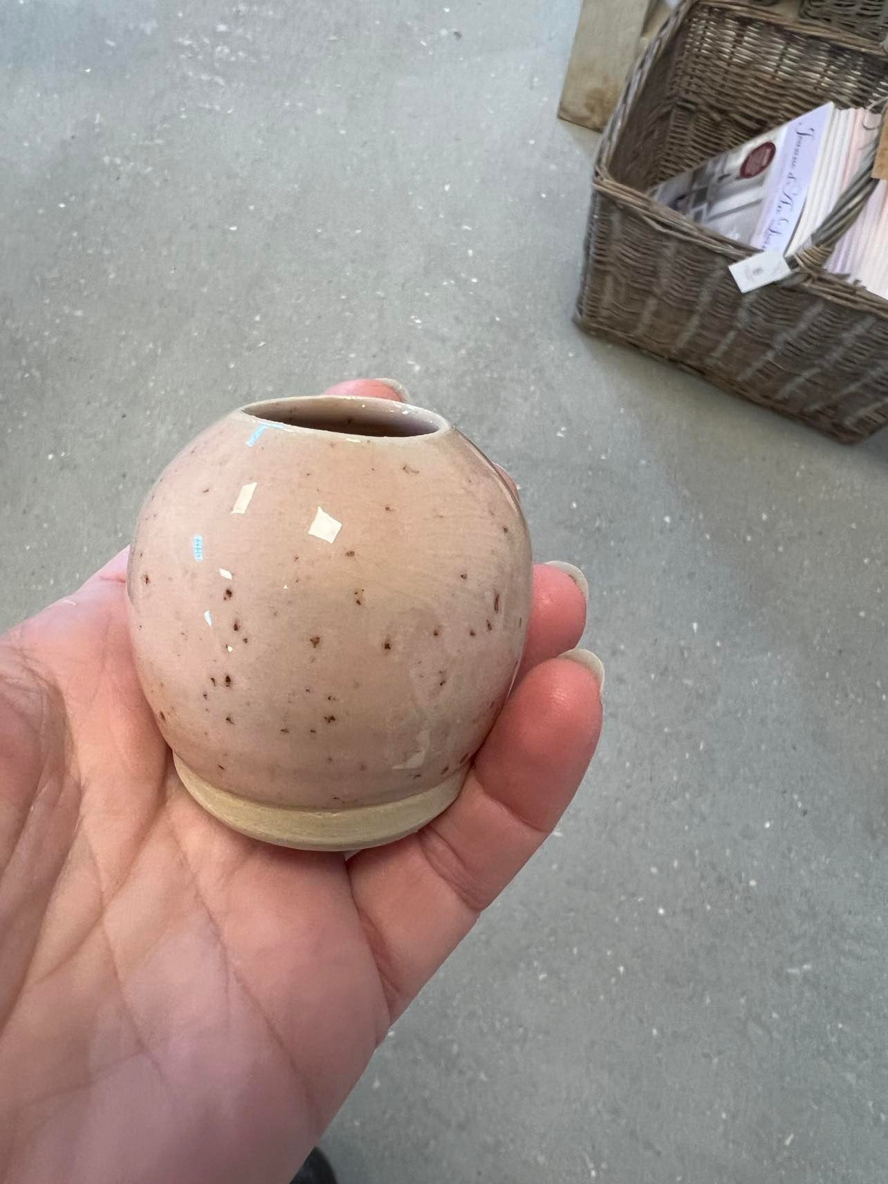 Unik vase i håndlavet keramik