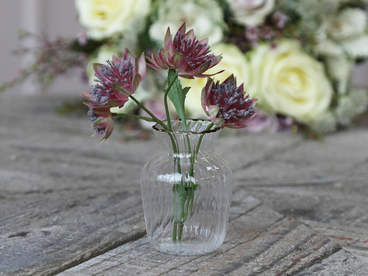 Lille vase i glas
