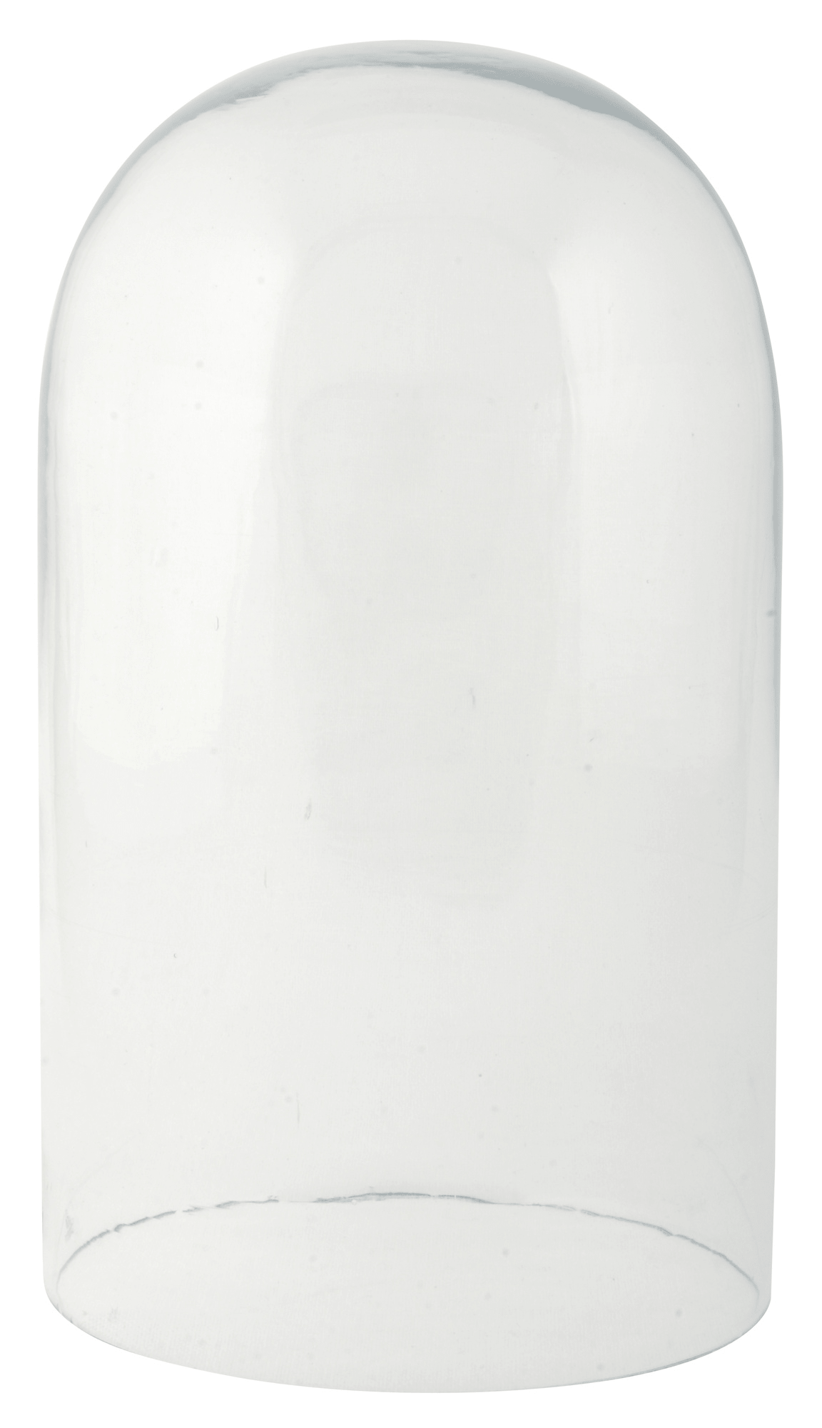 Glasklokke i klar glas