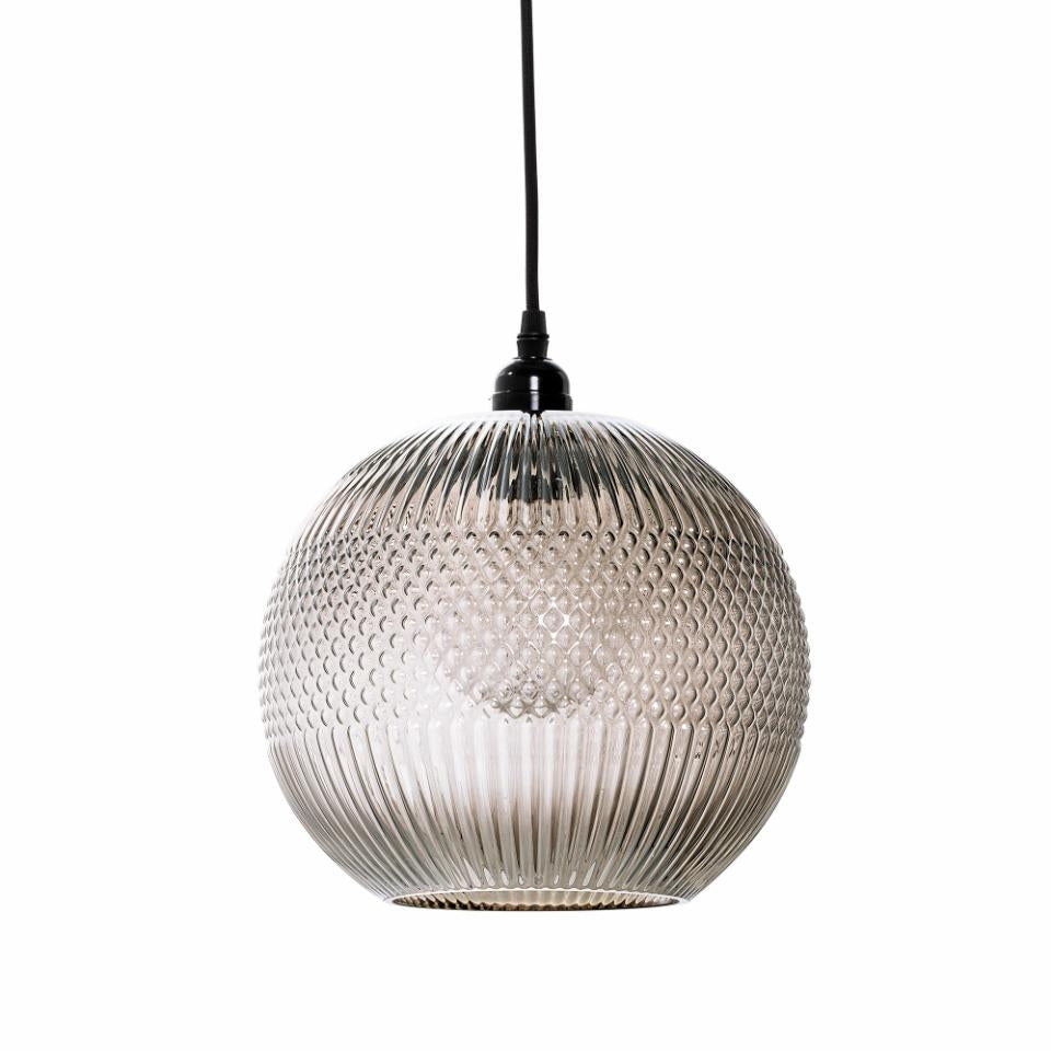 Jahan pendel lampe i brun glas