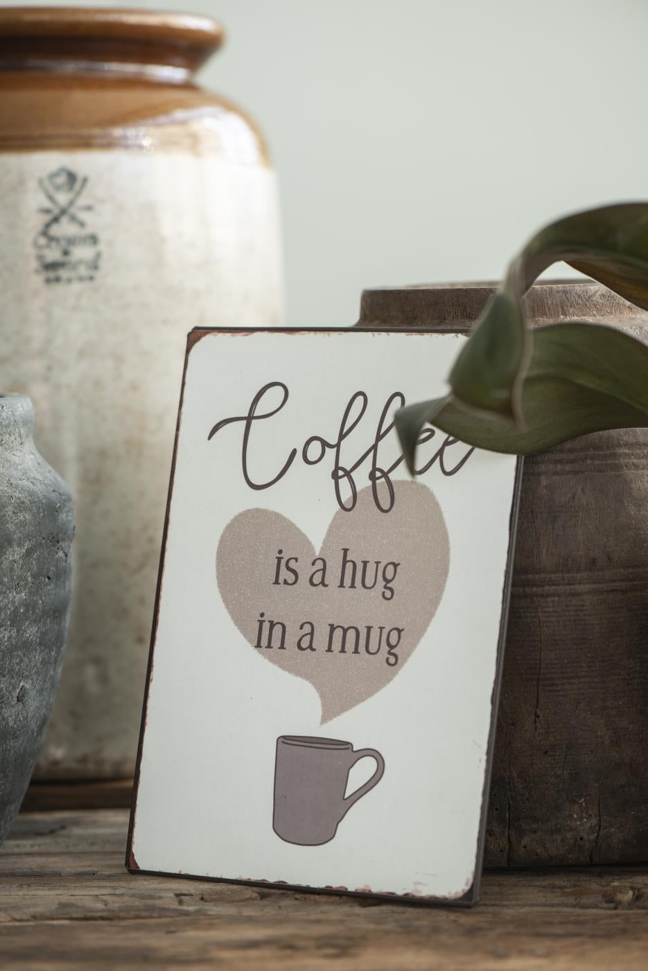 Metalskilt - Kaffe