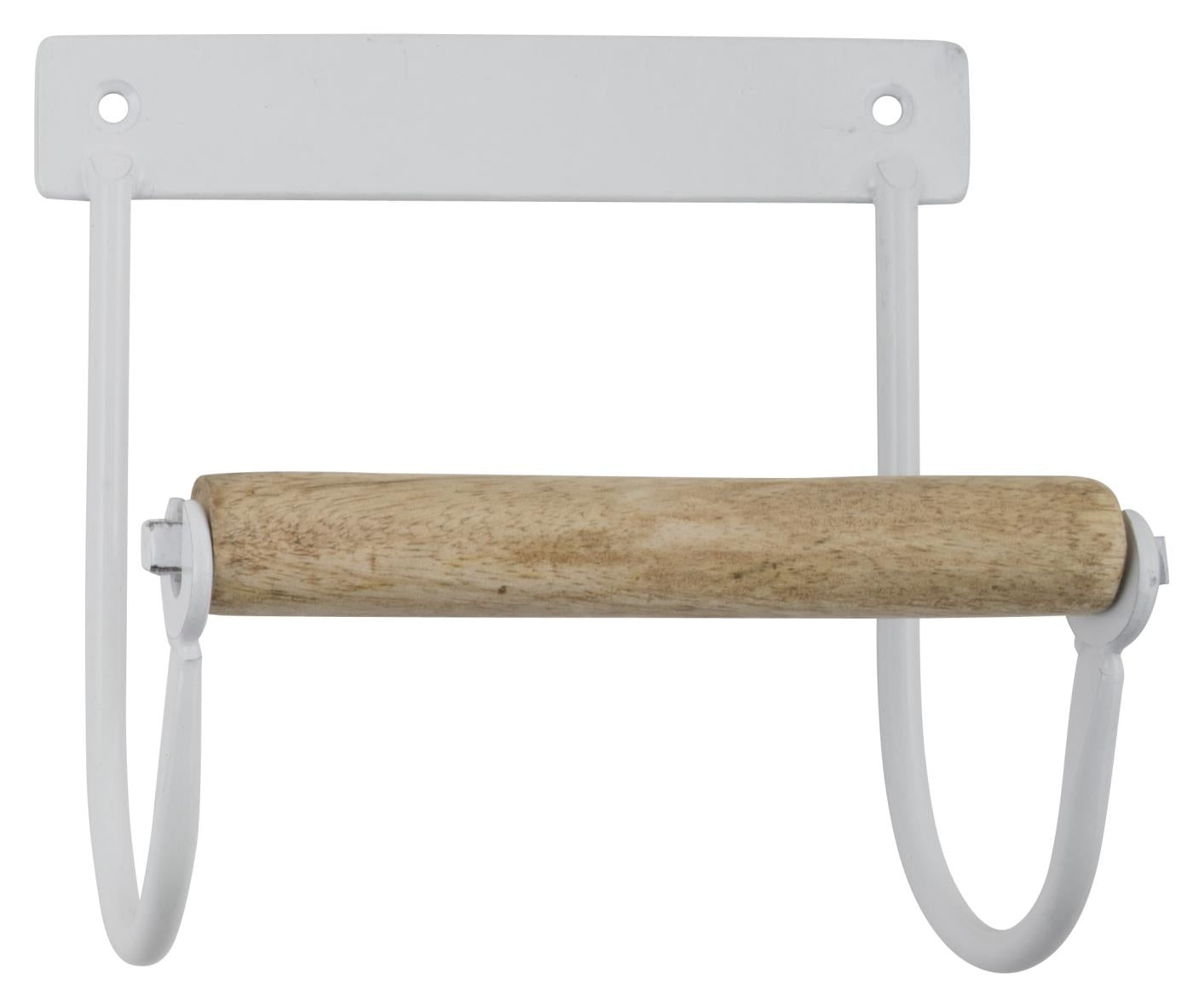 hvid toiletrulleholder fransk landstil