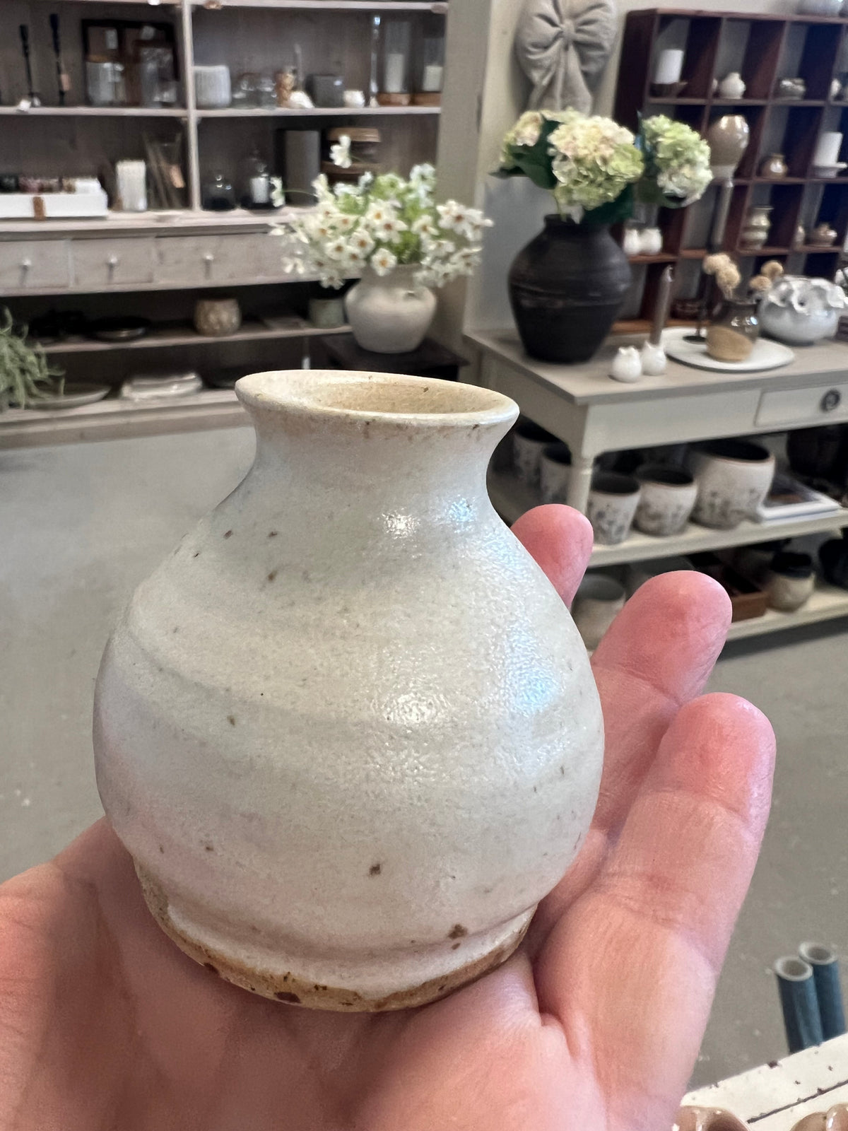 Lille keramik vase - Beige