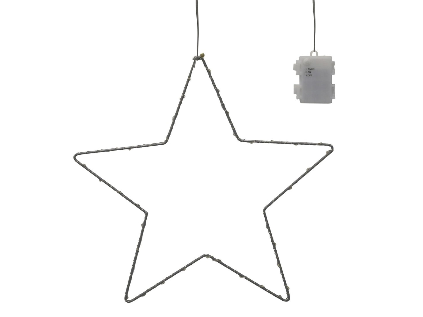 Stjerne med LED-lys