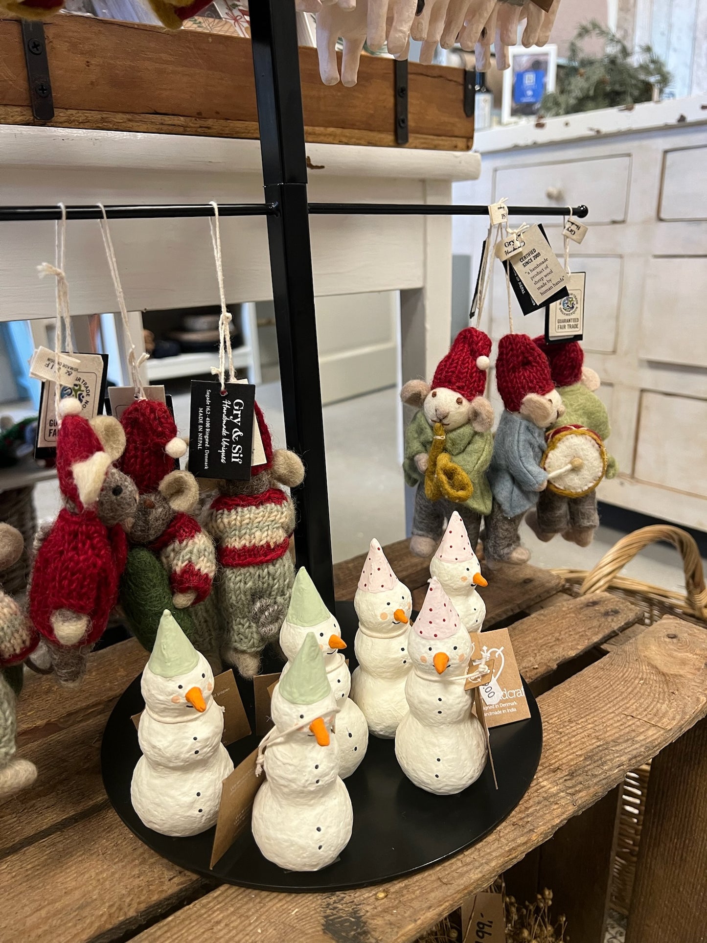 Snemand med hat - OX Handcraft