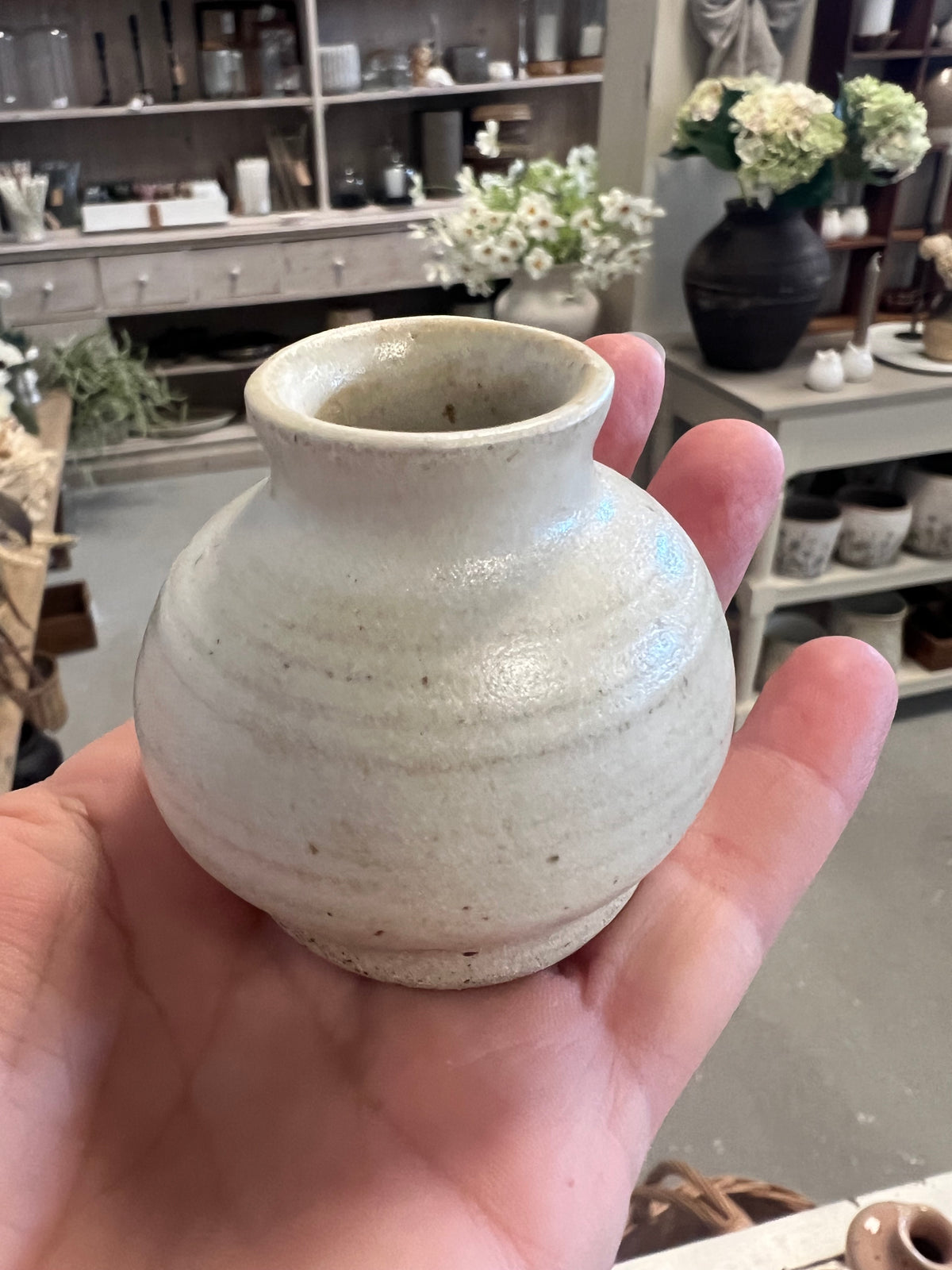 Lille keramik vase - Beige