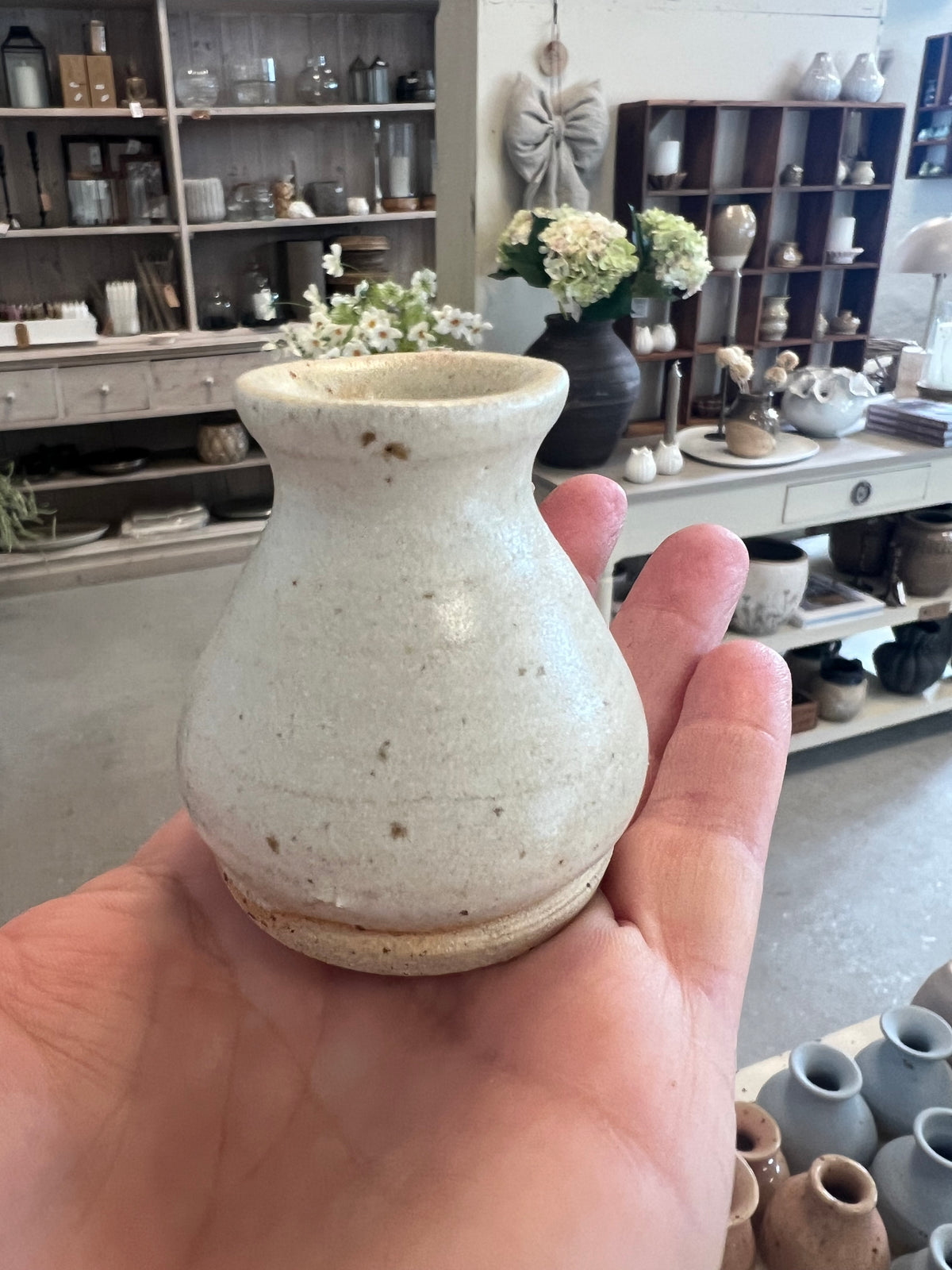 Lille keramik vase - Beige