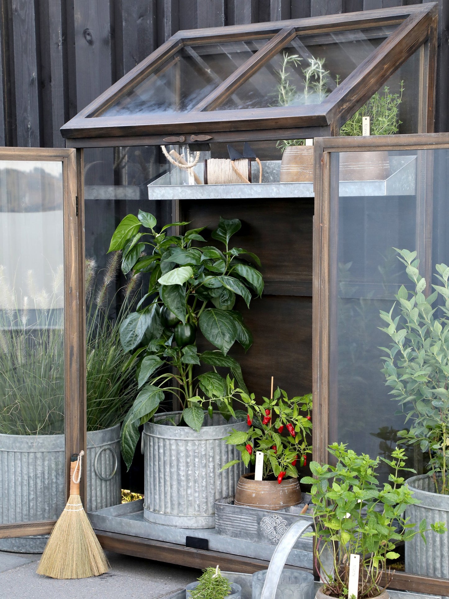 Bakke i grå fra Chic Antique