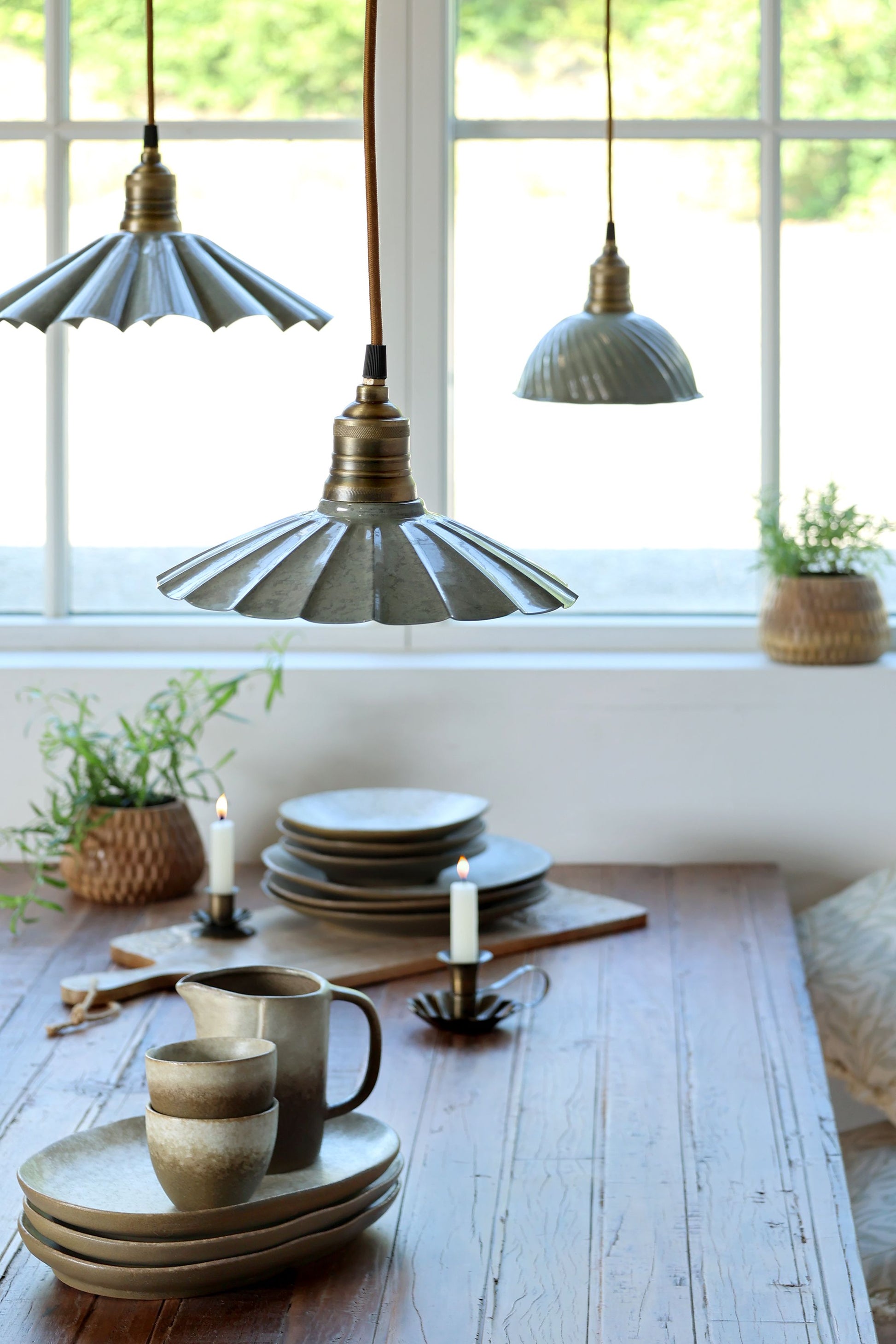 Lille loftlampe fra Chic Antique