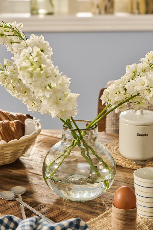 Glasevase i klar glas fra Ib Laursen