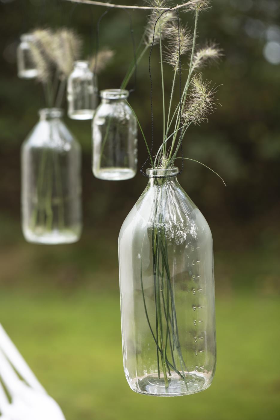 Flaske i klar glas fra Ib Laursen
