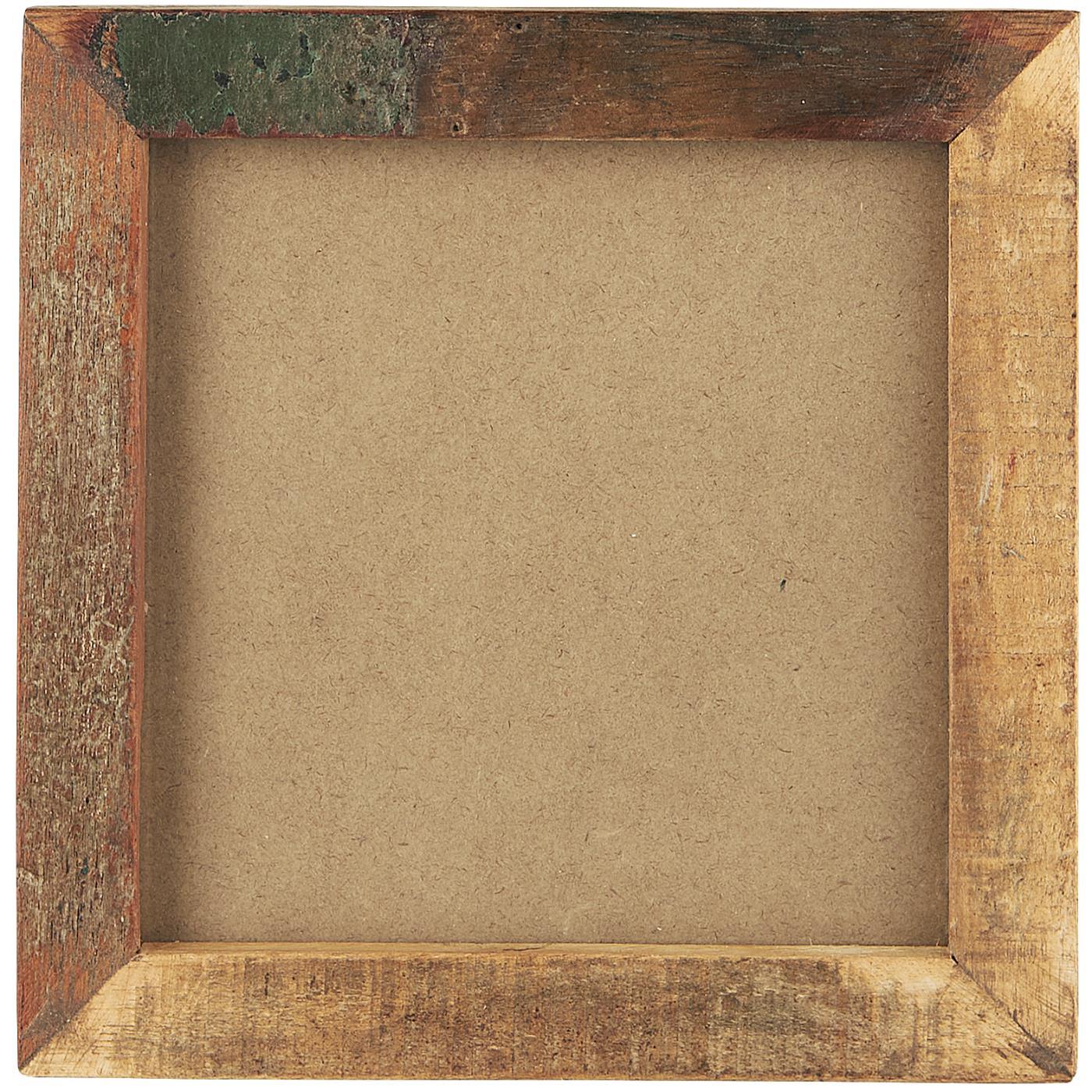 Firkantet ramme i rustik træ fra Ib Laursen