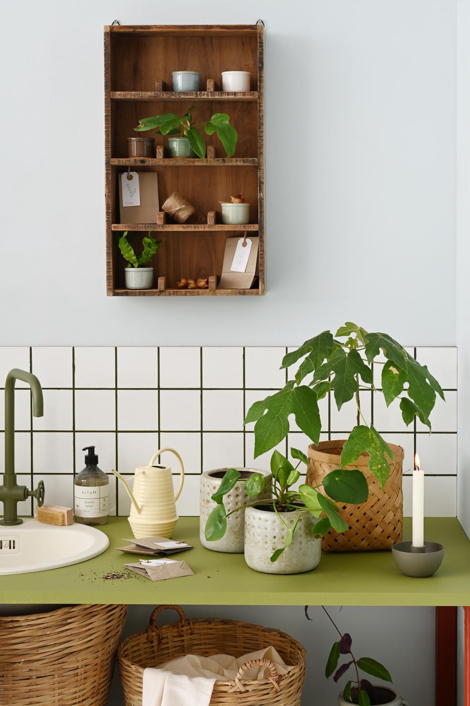 Skjuler i sart grøn fra Ib Laursen