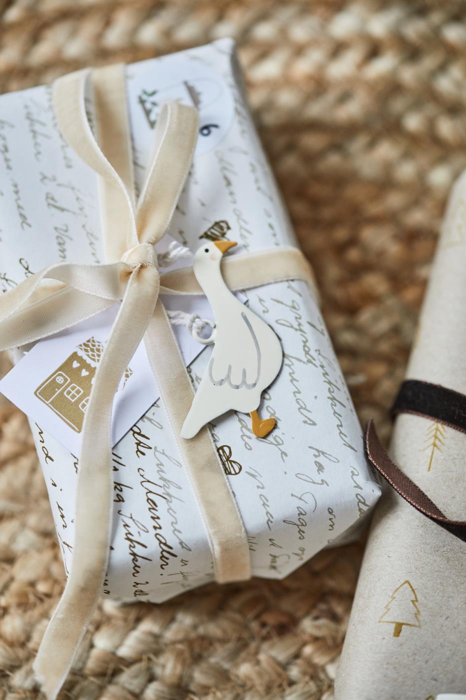 Nostalgisk julepynte gås til ophæng fra Ib Laursen