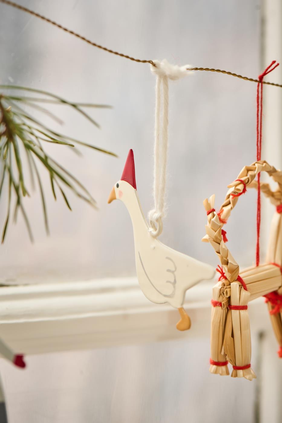 Ib Laursen julepynt  gås til ophæng