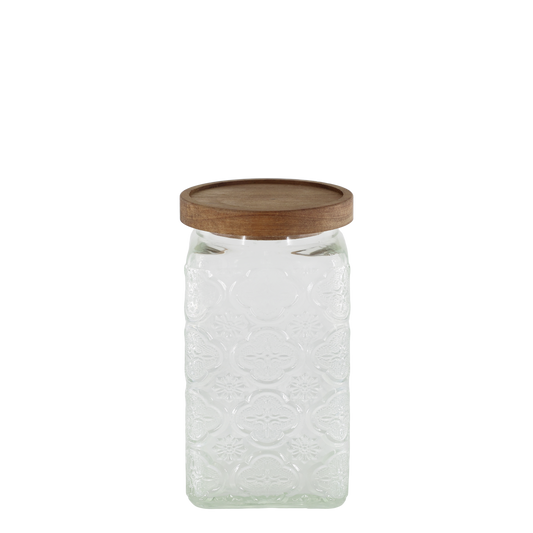 Opbevaringsglas med mønster fra Chic antique