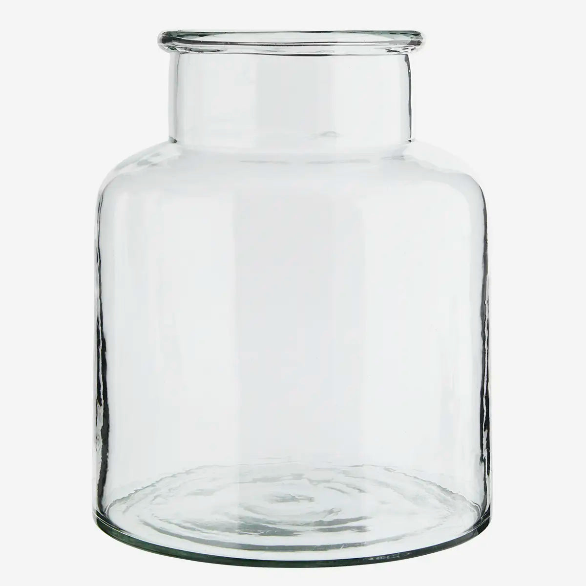Stor vase i klar glas fra Madam Stoltz