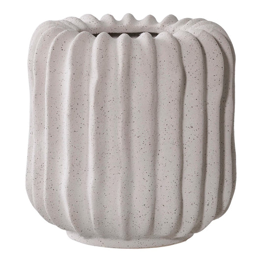 Krukke i grå keramik fra House Nordic