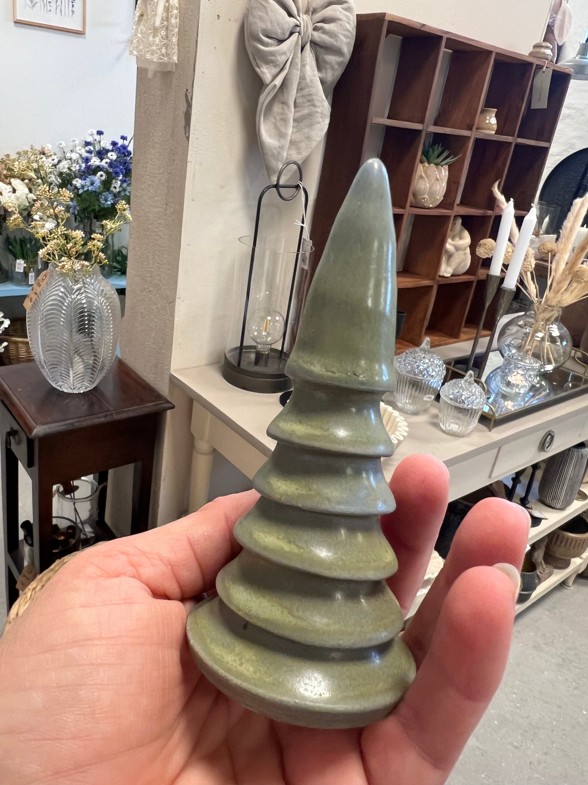 Lille juletræ fra Vangs keramiske værksted