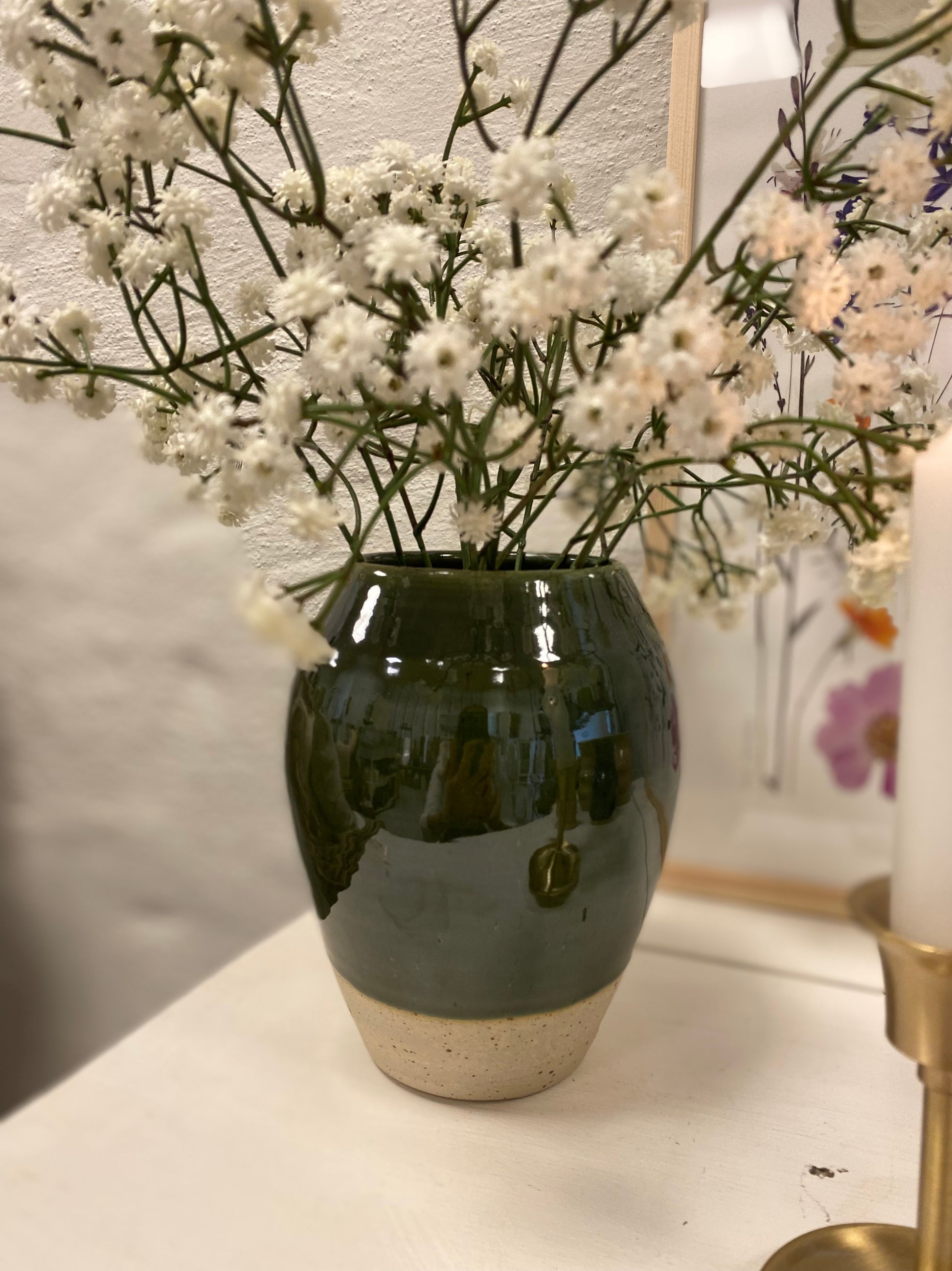 Unikke keramikvaser i farver fra Vangs keramiske værksted