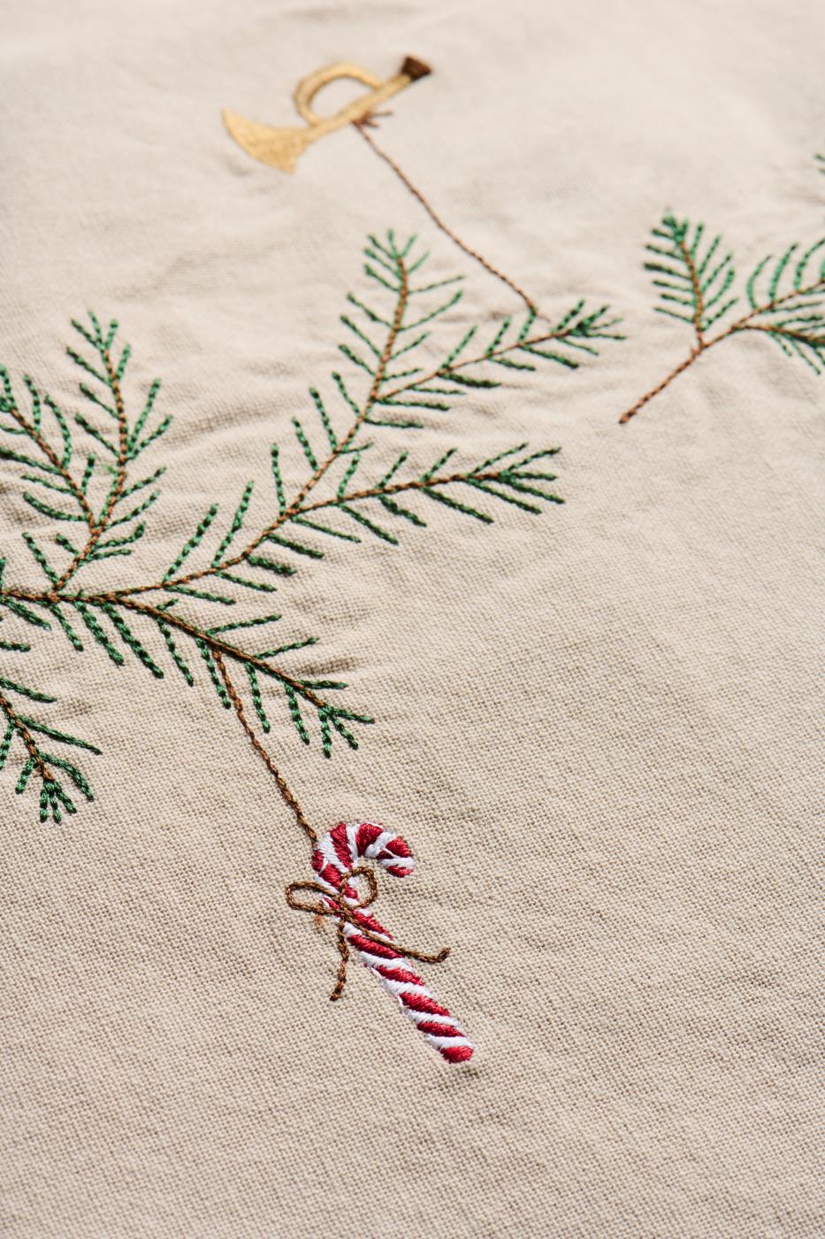 Bordløber med julepynt fra Ib Laursen